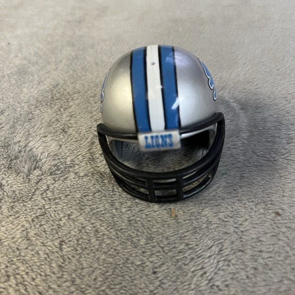 Detroit Lions MIGHTY RACERS Replacement MINI Football HELMET Cake Topper - Picture 3 of 4